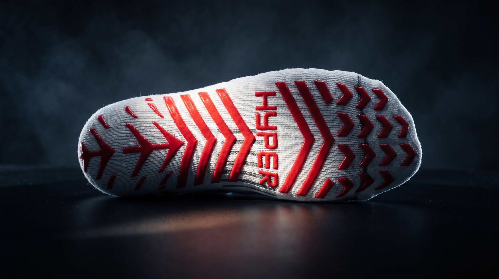 Hyper Grip Athletic Socks zone-mapped grip close-up