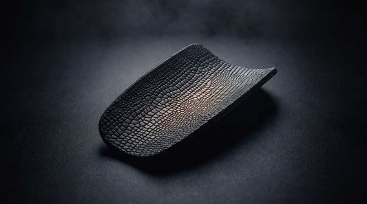 HYPERTECH carbon fiber soccer shin guard foam padding front view